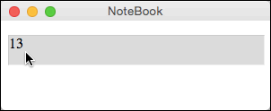 The background script tells the page script to update the NoteBook
